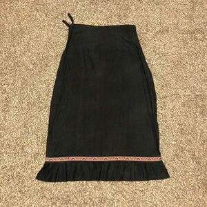 Sun Dog Long Beach Island Bohemian Maxi Skirt